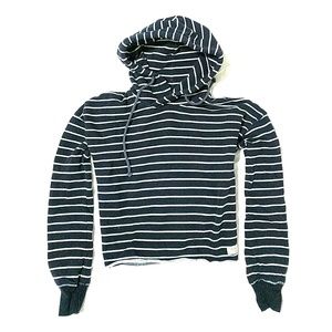 Abercrombie Fitch Short Striped Soft Hoodie XS